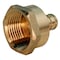 Apollo 1/2 in. Brass PEX Barb x 3/4 in. Female Pipe Thread Adapter APXFA1234 - alternate 3